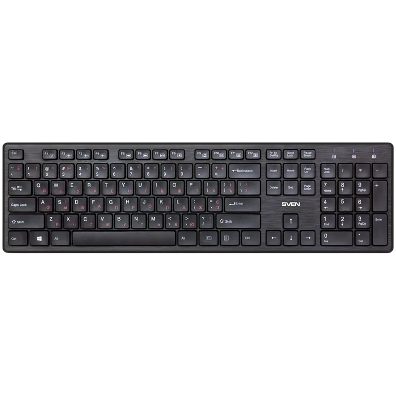 Wireless Keyboard SVEN KB-E5800W, Black