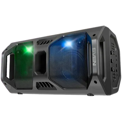 Speaker SVEN PS-600, black (50W, TWS, Bluetooth, FM, USB, microSD, LED-display, 4000mAh)