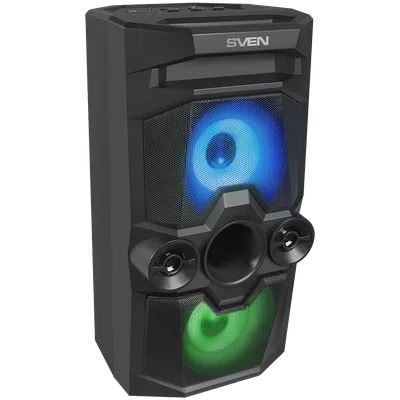 Speaker SVEN PS-650, black (50W, TWS, Bluetooth, FM, USB, microSD, LED-display, 4000mA*h)