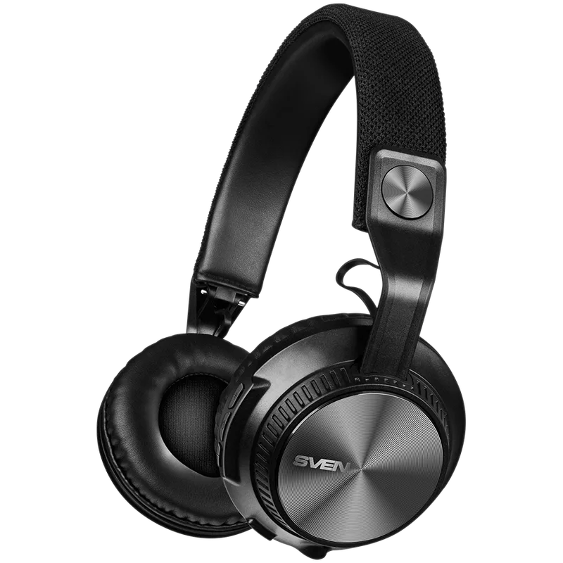 Wireless stereo headphones with microphone SVEN AP-B630MV, black; AP-B630MV