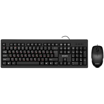 Combo Keyboard+mouse KB-S320C black (104 keys, 1000DPI, 2+1 bt.)