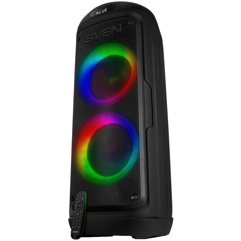 Speaker SVEN PS-770, black (100W, TWS, Bluetooth, FM, USB, microSD, LED-display, 4400mA*h)