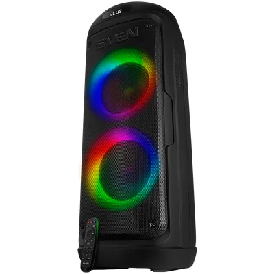Speaker SVEN PS-770, black (100W, TWS, Bluetooth, FM, USB, microSD, LED-display, 4400mA*h)