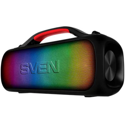 Speaker SVEN PS-360, black (24W, Waterproof (IPx5), TWS, Bluetooth, FM, USB, 3000mA*h)