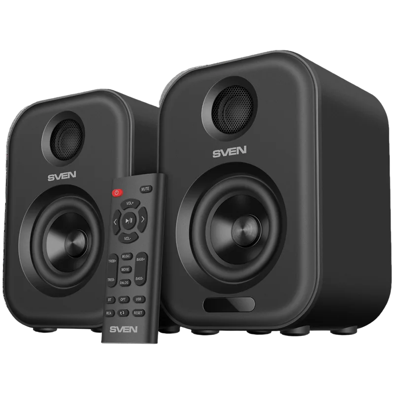 Speakers SVEN MC-5, grey (50W, Bluetooth, RCA2, USB, Optical, RC)