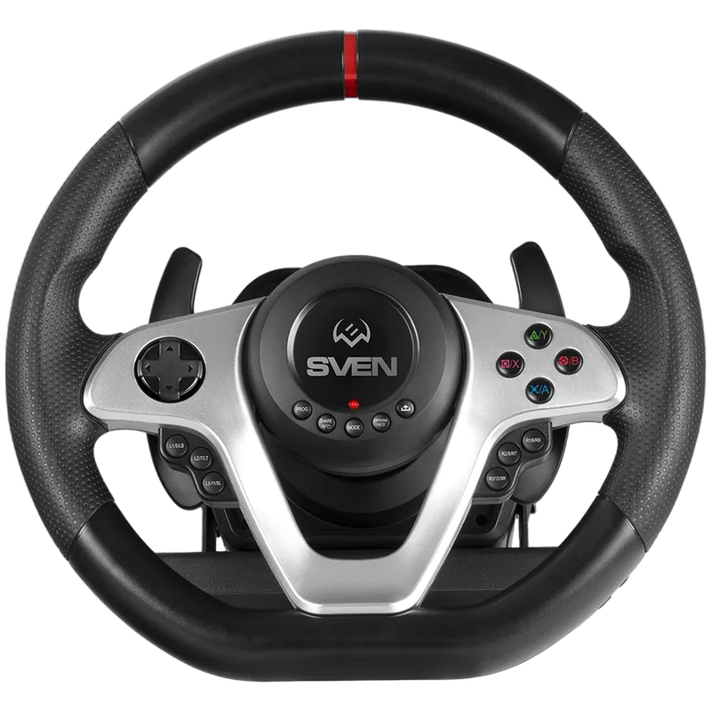 Steering wheel SVEN GC-W1000 (pedals, gearbox, force feedback, D-pad, 17 bt, XB1/P4/PC/X-D-Inpu)
