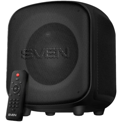 Speaker SVEN PS-555, black, power output 65 W (RMS), TWS, Bluetooth, USB, microSD, RC, lithium battery