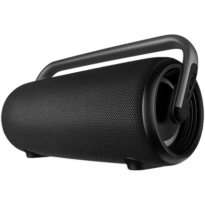 Portable speaker SVEN PS-395, black, power output 80W (RMS), TWS, Bluetooth, RGB backlight, Waterproof (IPx5), USB, Battery life – up to 20 hours