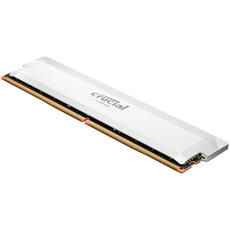Crucial Pro OC 16GB DDR5-6400 UDIMM CL38 White