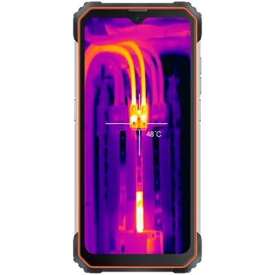 Blackview Rugged BL8800 Dual 5G Pro 6.58" FHD+IPS 1080x2408 8GB/128GB, MT6833V Octa-core 2.2GHz, 16MP Front/5MP+50MP Back Camera FLIR thermal camera Battery 8380mAh Type-C Android 11 Fingerprint Dual SIM NFC NO Charger MIL-STD-810H Orange