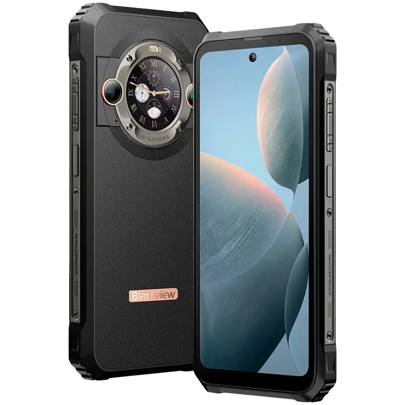 Blackview BL9000 5G 6.78" Corning 7th FHD+IPS 1080x2460 120Hz, 12GB/512GB, MT6891Z Octa-core 2.6GHz, 50MP Front/13MP+50MP Back Camera, NFS, Harman Audio EFX, Glove mode, Battery 8800mAh, Type-C, Android 13, Dual SIM, SD card slot, Interstellar Black