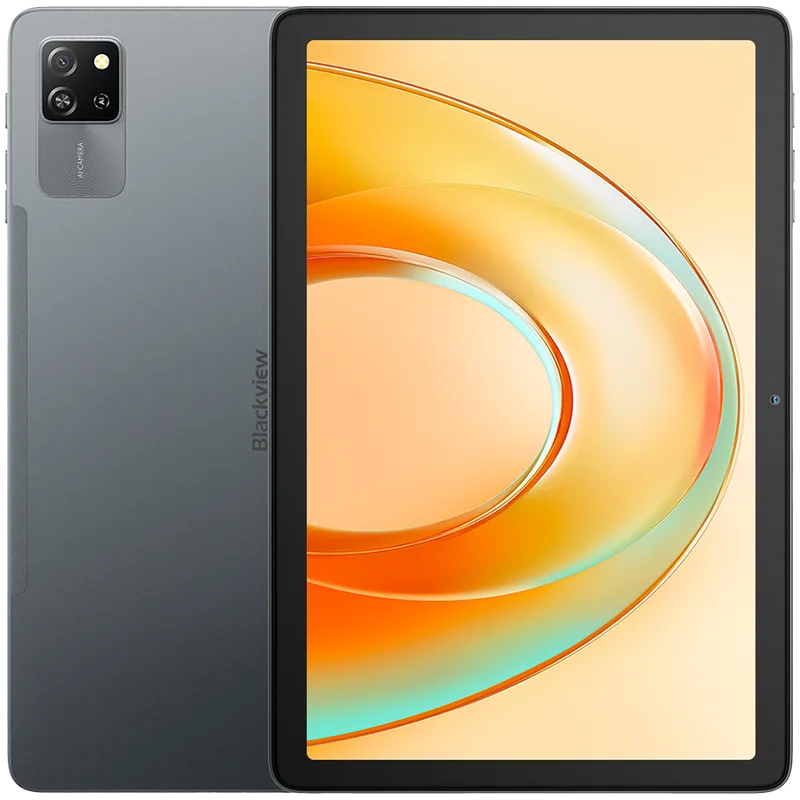 Blackview Tab 60 Pro LTE 8GB/128GB, 10.1-inch HD+ 800x1280 IPS LCD, Octa-core T606 1.6GHz, 5MP Front/8MP Back Camera, Battery 7000mAh, NO Charging USB Type-C, Android 15, SD card slot, Gray