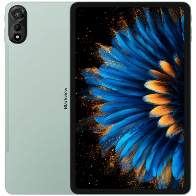 Blackview MEGA 2 SET LTE 12-inch FHD+IPS 1200x2000 60Hz 12GB+256GB Unisoc T615 Octa-core 1.6GHz Cam Front 8MP Rear 16MP 9000mAh+Charging 18W Fast / Cable Film Case Stylus Mouse Keyboard EN Netflix HD Android 15 Moss Green