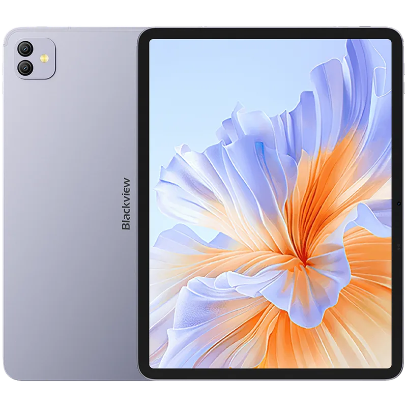Blackview LINK 8 SET WiFi 12.7-inch 2k+ 2176x1600 90Hz 6GB+256GB MT Helio G100 Octa-core 2.2GHz Cam Front 13MP Rear 16MP 8400mAh Charger Cable Protective glass Case Stylus Mouse Keyboard Android 15 Cloudy Purple