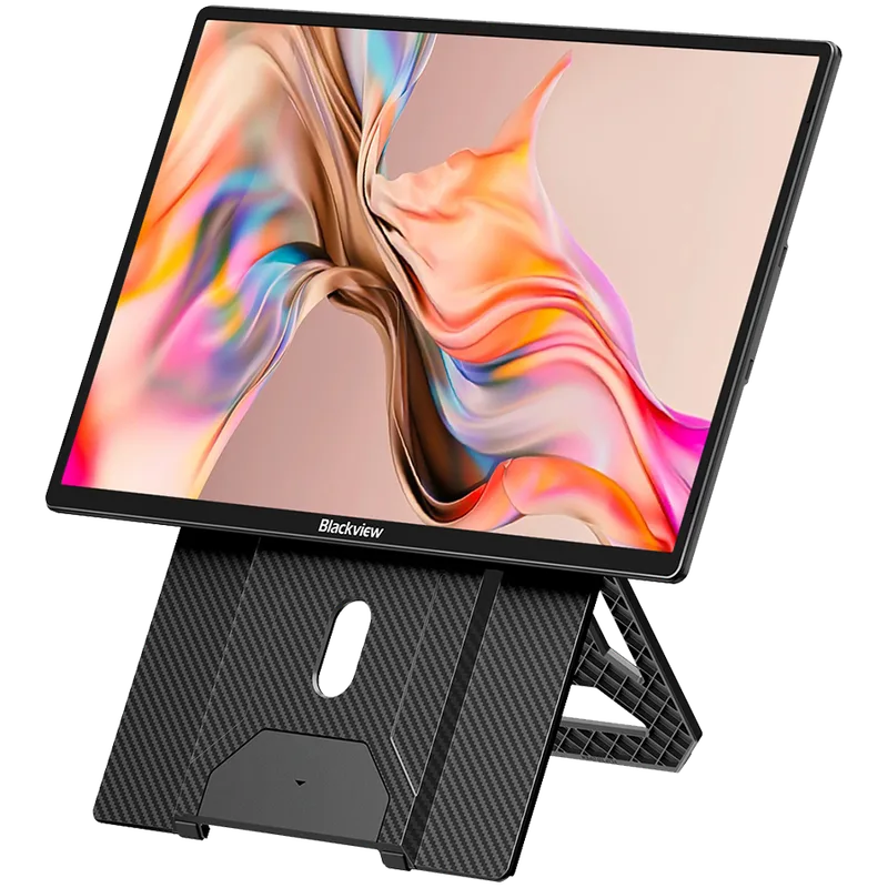 Portable monitor Blackview Table 9 LCD Monitor 16inch IPS FHD 1920x1200 16:9 LCD 60Hz 178 USB-C 3.1x2 Full 1xminiHDMI 368x237x29.5mm Plug into Laptop, PC, Game Console, and More, Plug & Play Black