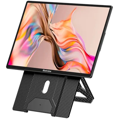 Portable monitor Blackview Table 9 LCD Monitor 16inch IPS FHD 1920x1200 16:9 LCD 60Hz 178 USB-C 3.1x2 Full 1xminiHDMI 368x237x29.5mm Plug into Laptop, PC, Game Console, and More, Plug & Play Black