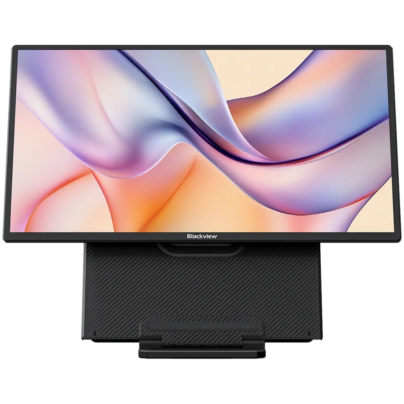 Portable monitor Blackview Table 10 LCD Monitor IPS FHD 23.8inch 1920x1200 16:9 LCD 100Hz 178 USB-C 3.1x2 Full 1xminiHDMI 312x237x32.8mm Plug into Laptop, PC, Game Console, and More, Plug & Play Black