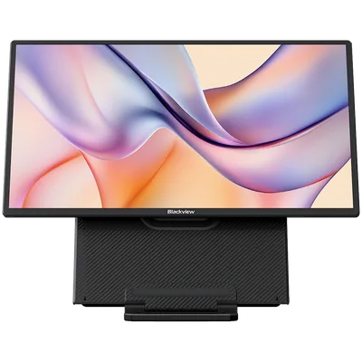 Portable monitor Blackview Table 10 LCD Monitor IPS FHD 23.8inch 1920x1200 16:9 LCD 100Hz 178 USB-C 3.1x2 Full 1xminiHDMI 312x237x32.8mm Plug into Laptop, PC, Game Console, and More, Plug & Play Black