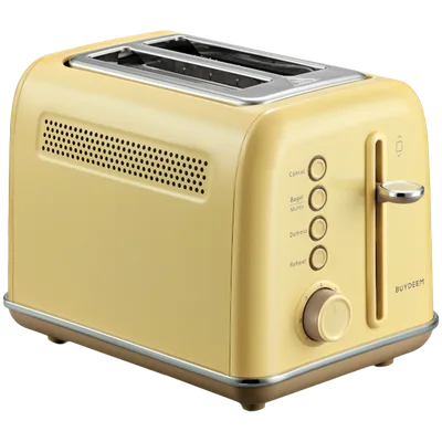 BUYDEEM 2 Slice Toaster, model DT620E, color Mellow Yellow, EU