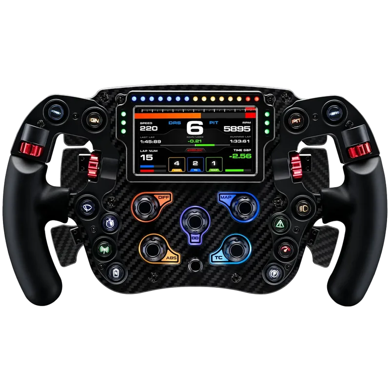 SIMAGIC FX PRO 290 mm Steering Wheel, QR50, Shifters + Dual Clutch, S203