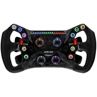 SIMAGIC GT NEO 300 mm Steering Wheel, QR50, Shifters + Dual Clutch, S214