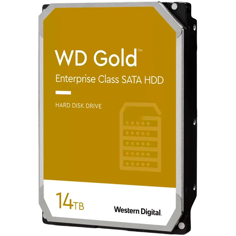 HDD Server WD Gold (3.5'', 14TB, 512MB, 7200 RPM, SATA 6 Gb/s)