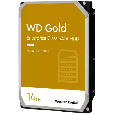 HDD Server WD Gold (3.5'', 14TB, 512MB, 7200 RPM, SATA 6 Gb/s)