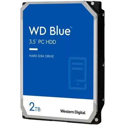 HDD Desktop WD Blue (3.5'', 2TB, 256MB, 5400 RPM, SATA 6 Gb/s)