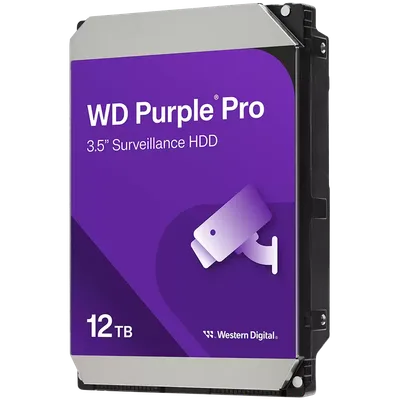 HDD AV WD Purple Pro (3.5'', 12TB, 512MB, 7200 RPM, SATA 6 Gb/s)
