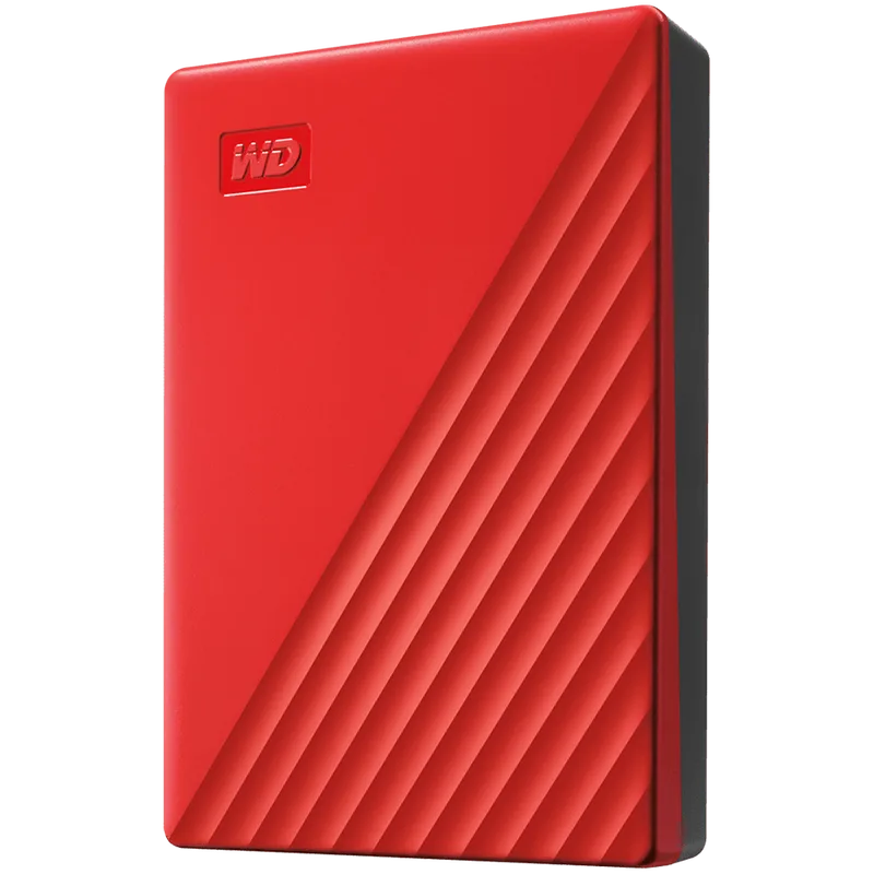 HDD External WD My Passport (6TB, USB 3.2) Red