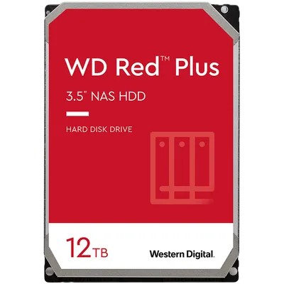 HDD NAS WD Red Plus (3.5'', 12TB, 512MB, 7200 RPM, SATA 6 Gb/s)