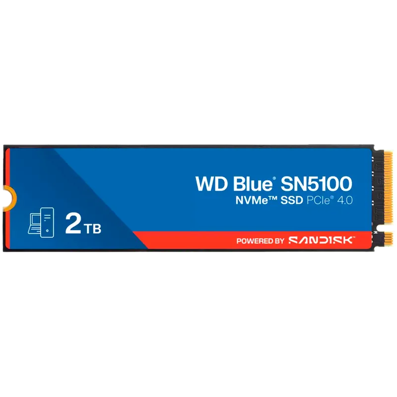 SSD POWERED BY SANDISK  Blue SN5100 2TB M.2 2280 PCIe Gen4 x4 NVMe QLC 3D