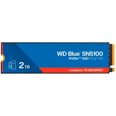 SSD POWERED BY SANDISK  Blue SN5100 2TB M.2 2280 PCIe Gen4 x4 NVMe QLC 3D