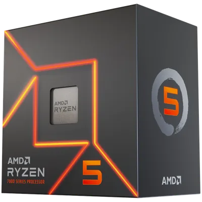 CPU|AMD|Desktop|Ryzen 5|7600|Raphael AM5|3800 MHz|Cores 6|32MB|Socket SAM5|65 Watts|GPU Radeon|BOX|100-100001015BOX