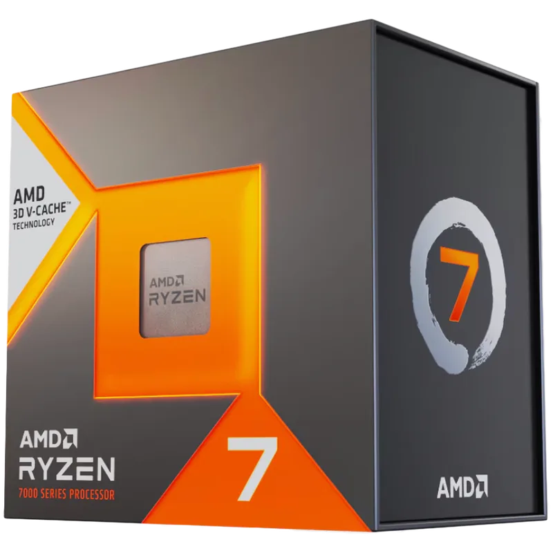 AMD CPU Desktop Ryzen 7 8C/16T 7700X3D (4.5GHz,104MB,120W,AM5) box
