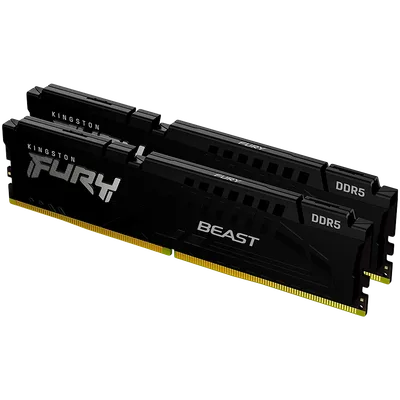 Kingston DRAM 32GB 5200MT/s DDR5 CL40 DIMM (Kit of 2) FURY Beast Black XMP