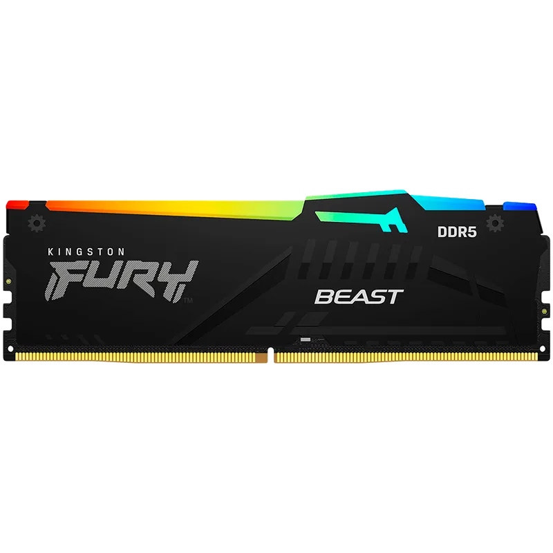 Kingston DRAM 16GB 5600MT/s DDR5 CL36 DIMM FURY Beast RGB EXPO