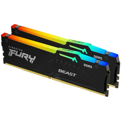 Kingston 32GB 6800MT/s DDR5 CL34 DIMM (Kit of 2) FURY Beast RGB EXPO