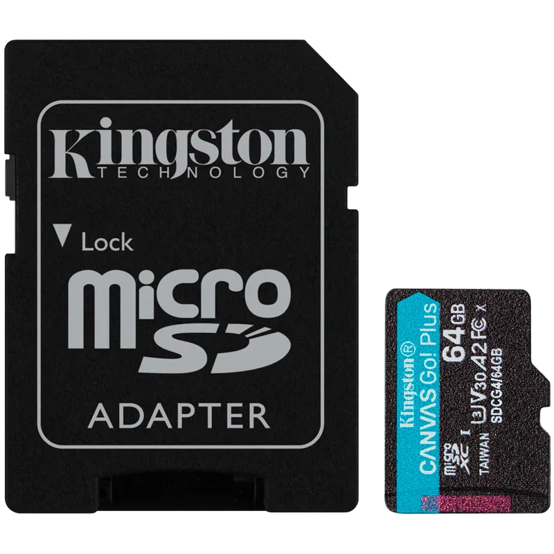 MEMORY MICRO SDXC 64GB UHS-I/W/ADAPTER SDCG4/64GB KINGSTON
