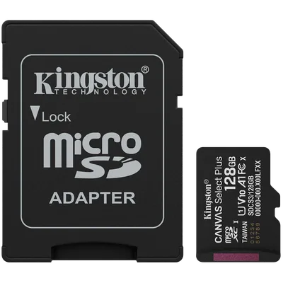 MEMORY MICRO SDXC 128GB UHS-I/W/ADAPTER SDCS3/128GB KINGSTON