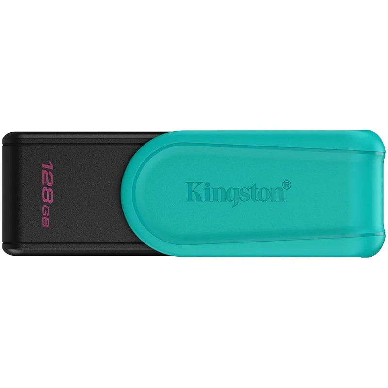 Kingston  128GB Portable USB 3.2 Gen 1 DataTraveler Exodia S (Black/Turquoise)