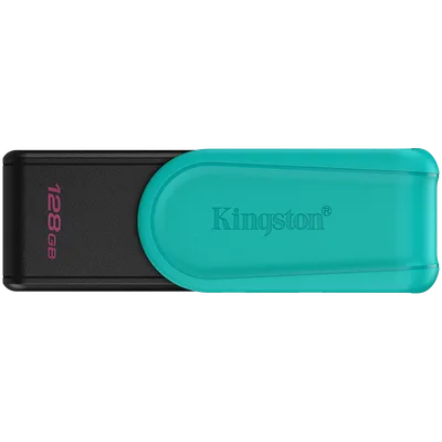 Kingston  128GB Portable USB 3.2 Gen 1 DataTraveler Exodia S (Black/Turquoise)