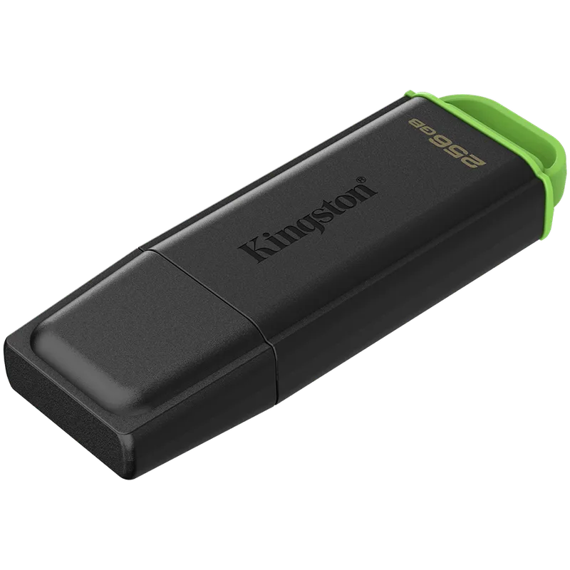 KINGSTON 256GB Portable USB 3.2 Gen 1 DataTraveler Exodia Black/Green