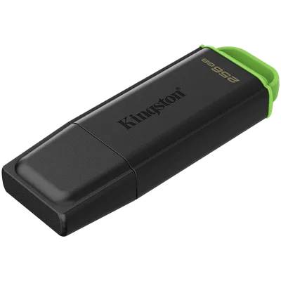 KINGSTON 256GB Portable USB 3.2 Gen 1 DataTraveler Exodia Black/Green