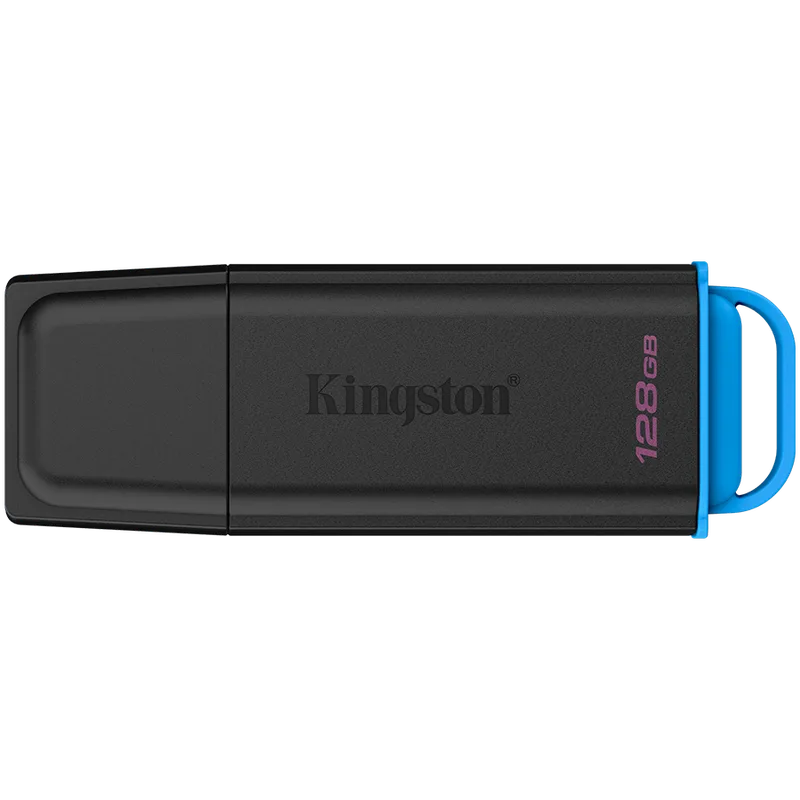 KINGSTON 128GB Portable USB 3.2 Gen 1 DataTraveler Exodia Black/Blue
