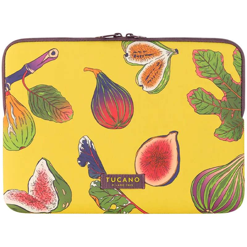 TUCANO SLEEVE SCHIZZO MacBook Air 15/ Laptop 13/ Laptop 14, FLORA FICHI ACID GREEN