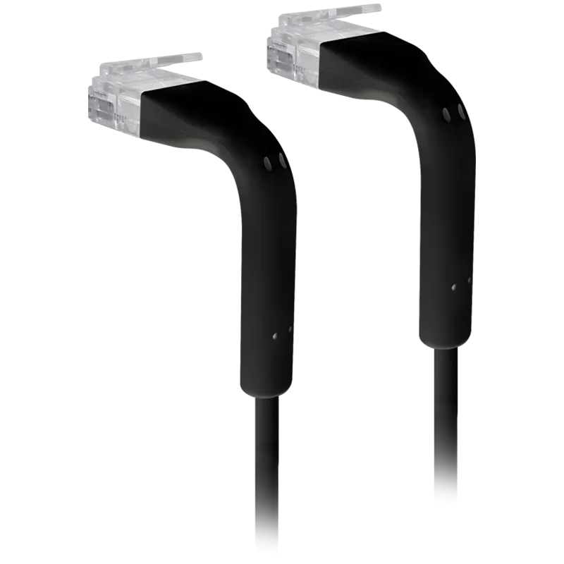 Ubiquiti U-Cable-Patch-3M-RJ45-BK cable with bendable boots RJ45, 3 mm outer diameter, Cable length: 0.1 to 8 m
