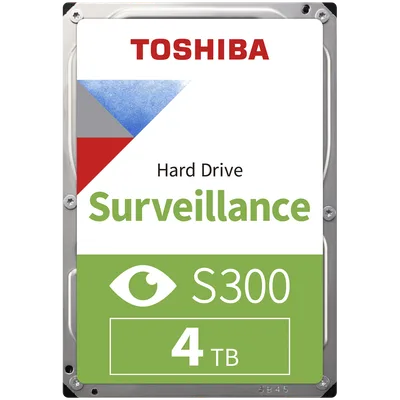 HDD Video Surveillance TOSHIBA S300 4TB SMR, 3.5'', 256MB, 5400RPM, SATA, TBW: 180