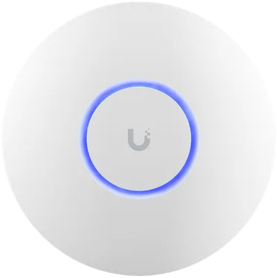 UBIQUITI U6+, WiFi 6, 4 spatial streams, 140 m² (1,500 ft²) coverage, 300+ connected devices, Powered using PoE, GbE uplink.