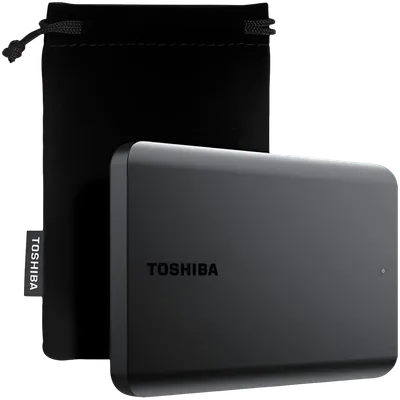 Toshiba External Hard Drive Canvio Basics Excl (2.5" 4TB, USB3.2 Gen 1, Black)